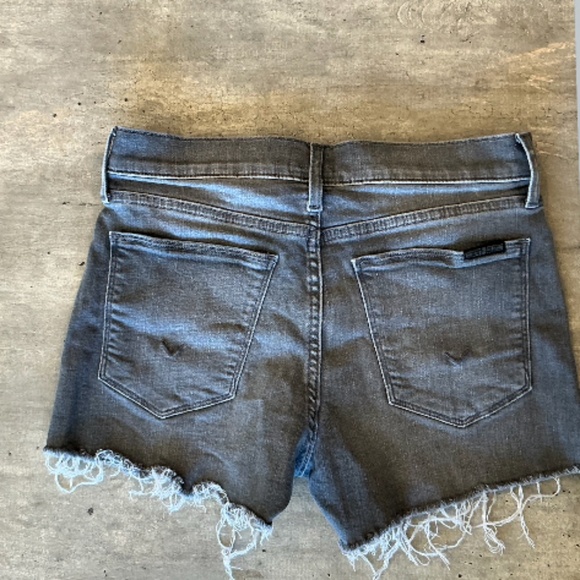 Hudson Gracie Cutoff Denim Shorts In Dystopia Grey Women’s Size 26 - Picture 4 of 8